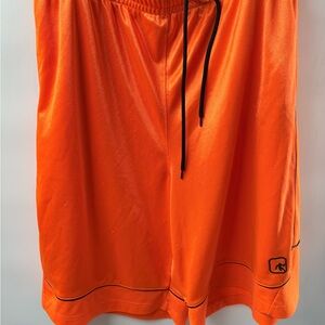 AND1 Bright Orange Men's Athletic Shorts